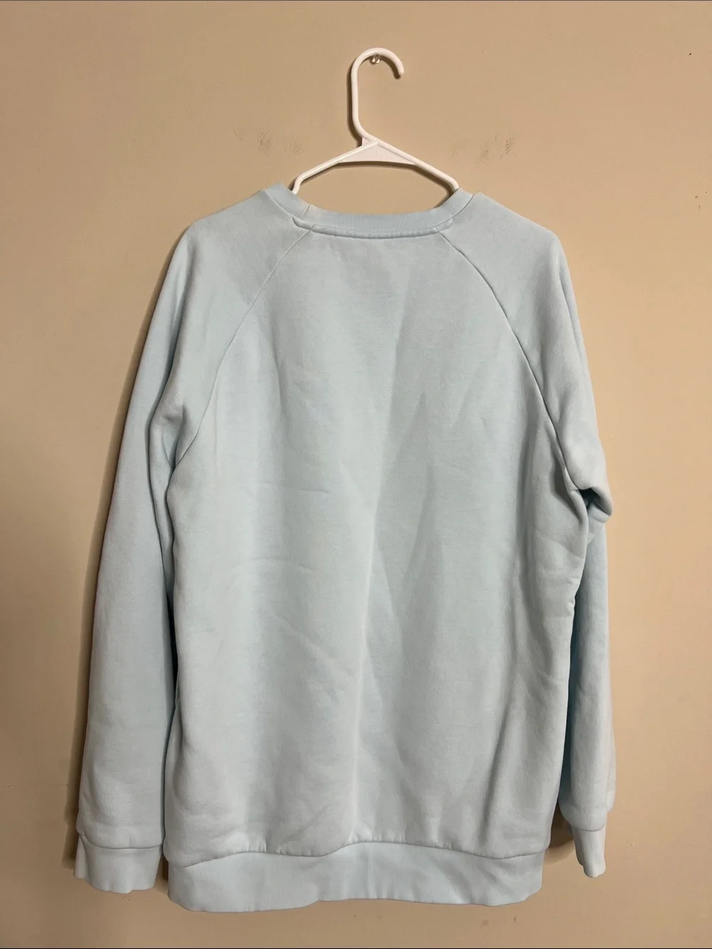 adidas Men’s Pastel Blue Trefoil Crewneck Sweatshirt